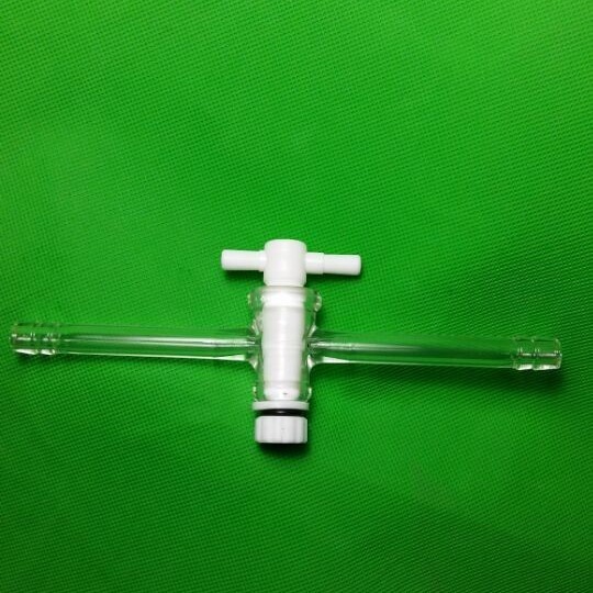 厂家直销T形三路活塞(四氟芯)3mm 四氟节门玻璃活塞