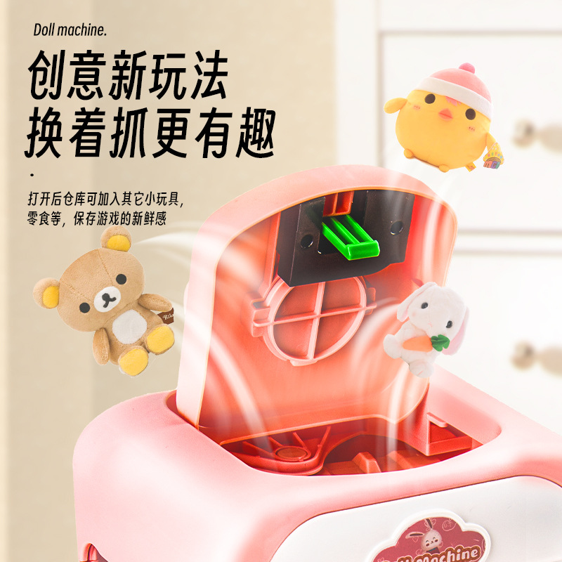 Máquina Recreativa de Garra Mini para Casa - Con Sonido y Luz, Regalo para Niñas