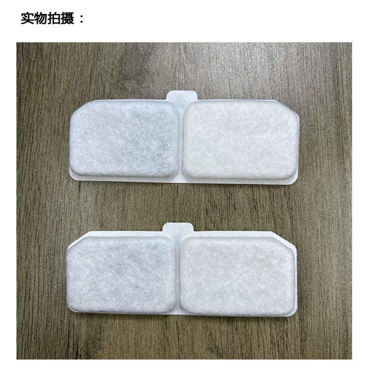 Новый квадратный фильтрующий элемент для диспенсера для воды для домашних животных, длинная полоса, внешняя торговля, фильтр с активированным углем, хлопковый фильтрующий элемент для диспенсера для воды для кошек