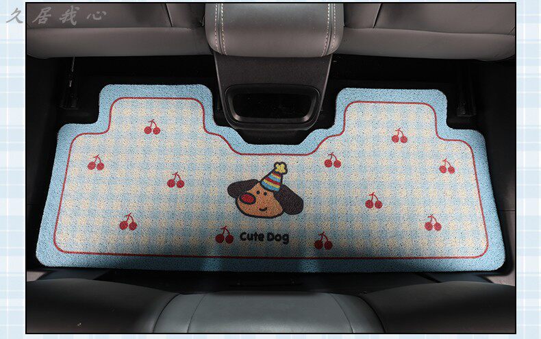 Xingyuan Special Car Floor Mat for Driver's Seat, New Cute Cartoon Silk Loop, Wear-resistant and Dirt-resistant Carpet-style Floor Mat