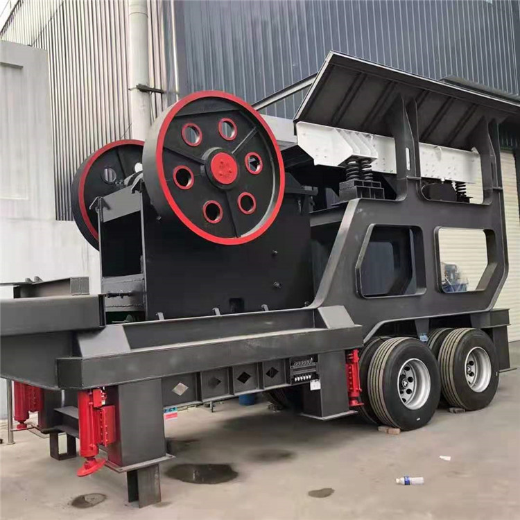 移动破碎站设备 流动式制砂机 河卵石移动破碎制砂线 小型砂石线