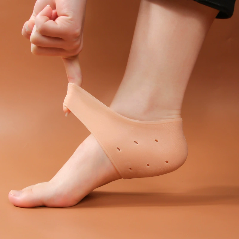 Silicone socks for men and women, moisturizing wear-resistant heel sticker, protective case, crack prevention