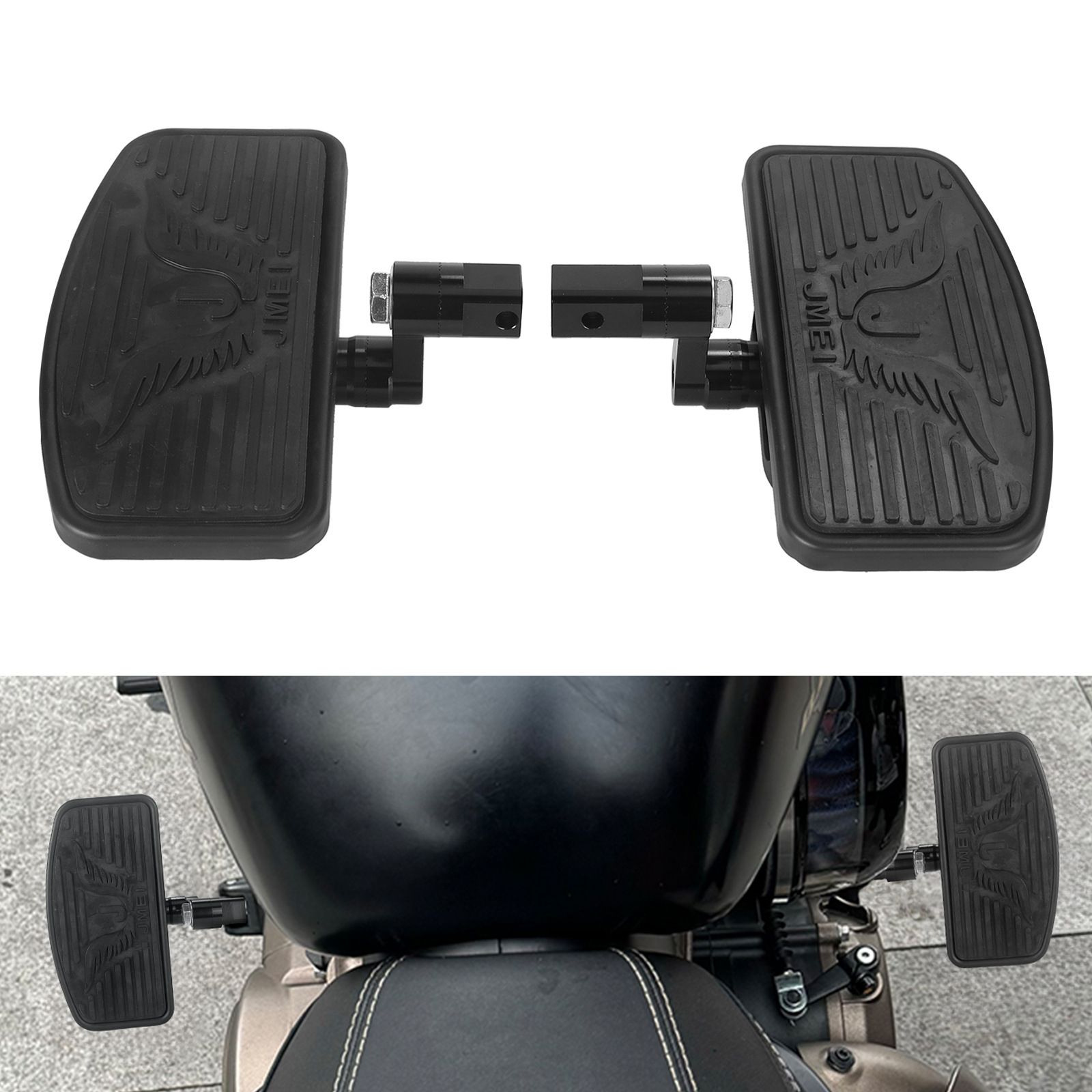 Suitable for Vt750/Vtx1300/Vtx1800 Passenger Rest Pedal Modification Front and Rear Large Pedals