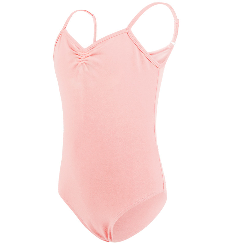 Ballet danza verano niños ropa de rendimiento Sling niñas mono malla costura cuerpo práctica ropa
