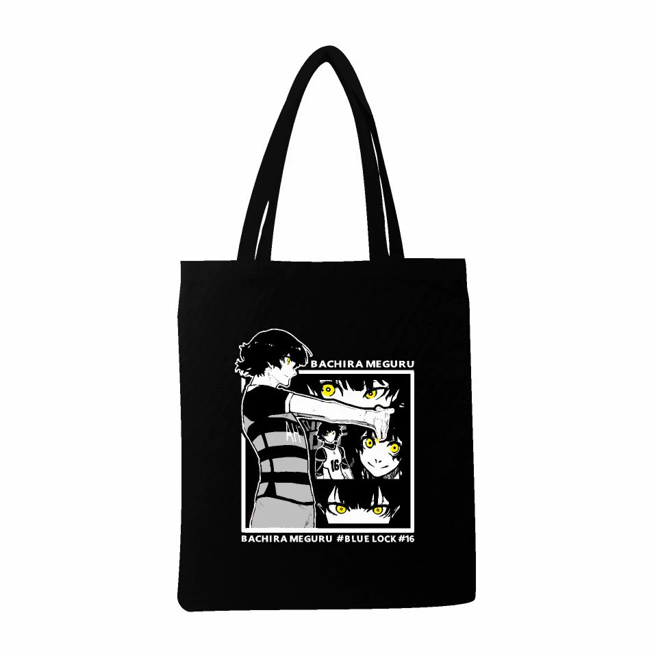 Amazon AliExpress новая синяя тюрьма аниме двухмерная девушка модная холщовая сумка сумка для покупок