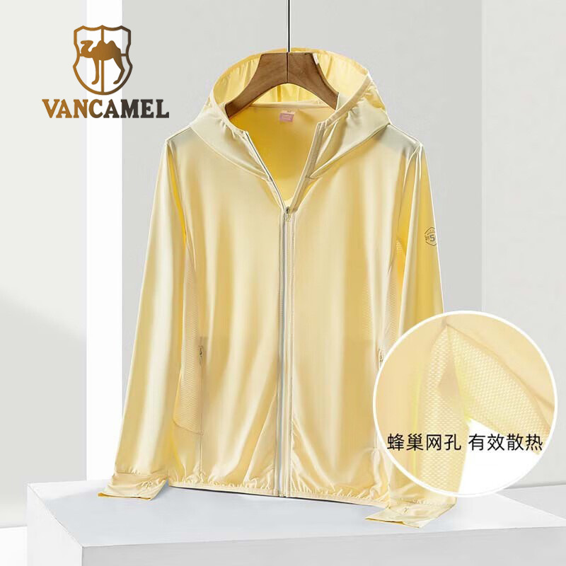 Genuine goods! Xiyu camel lightweight sun protection clothing for women men summer breathable Ice Silk skin coat UV protection
