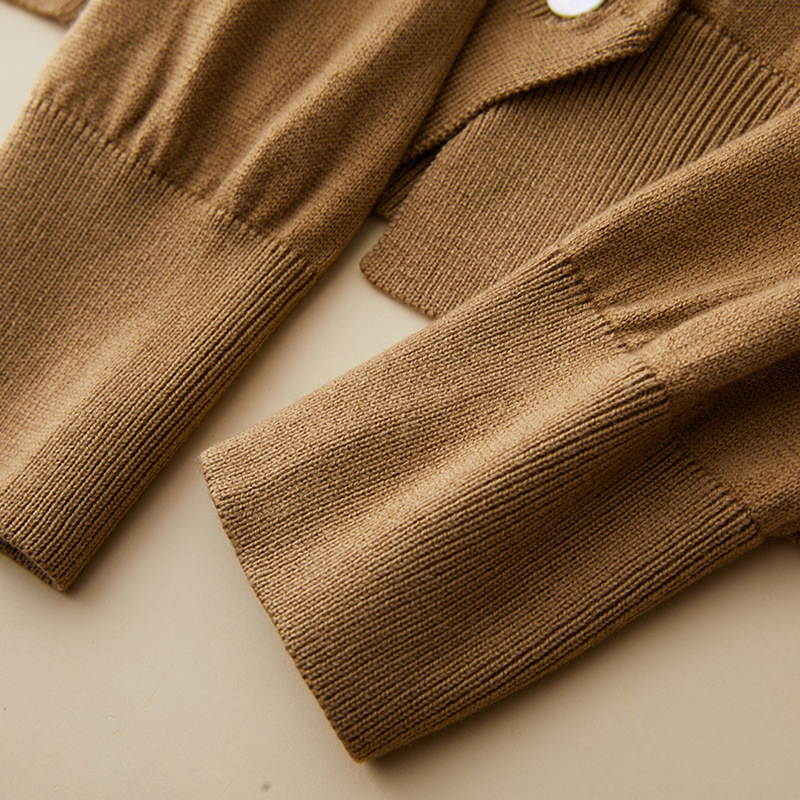 Autumn woolen cardigan