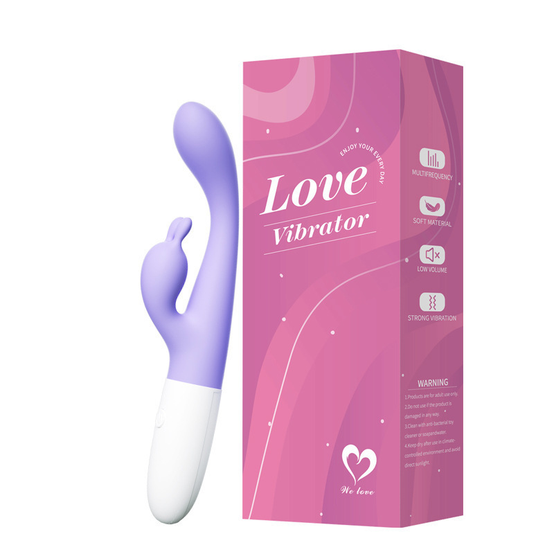 Erotic Rabbit Vibrator Dildo G-Spot Clitoral Device Nipple Vaginal Massager Female Hand Orgasm Sex Toy
