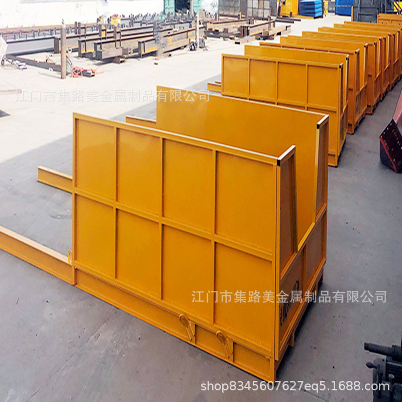 建筑工地折叠悬挑式 工地高空作业卸料平台 建筑高空悬吊走道厂家