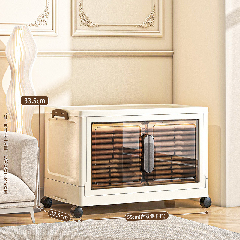 Caja de almacenamiento plegable del hogar acampar al aire libre caja de almacenamiento transparente maletero del coche ropa edredón caja de organización