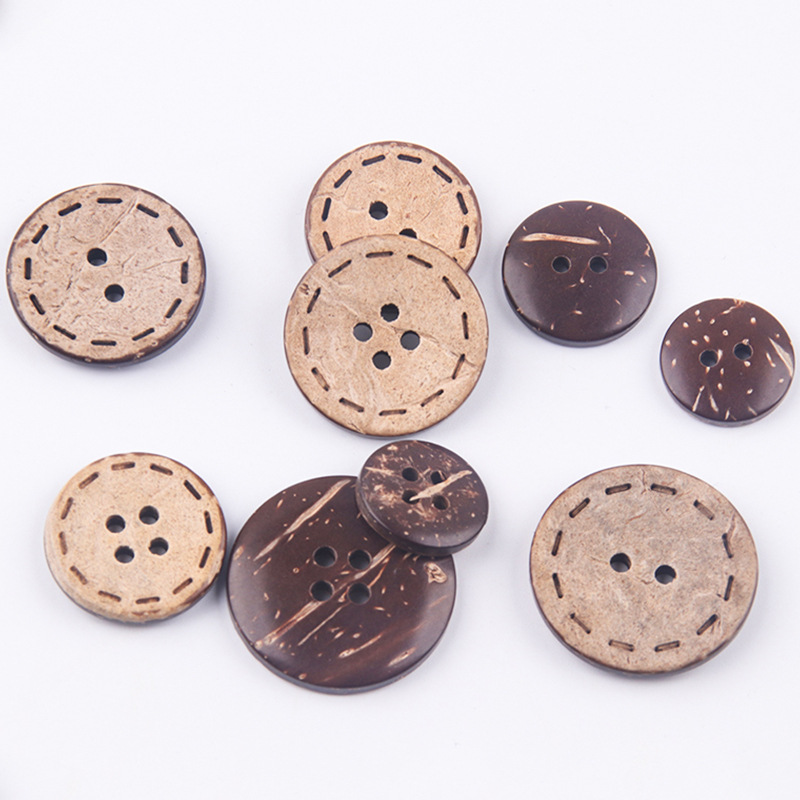 Spot coconut shell buttons supply natural coconut buttons/coconut…