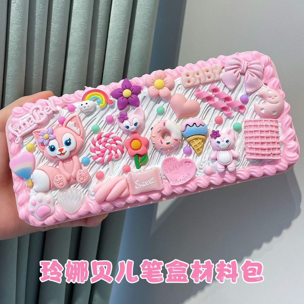 Pegamento en crema para manualidades, material para hacer cajas de papelería creativas para estudiantes, paquete de materiales para niños, set de papelería hecha a mano, regalo navideño