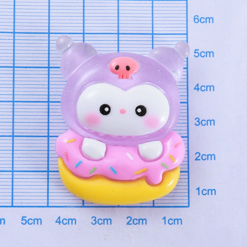Big cartoon cream accessories, hair accessory, hair rope, footwear buckle, decorations
