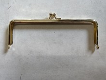 180*60亮浅金手袋抓包钱银挎包用口金五金铰铁夹