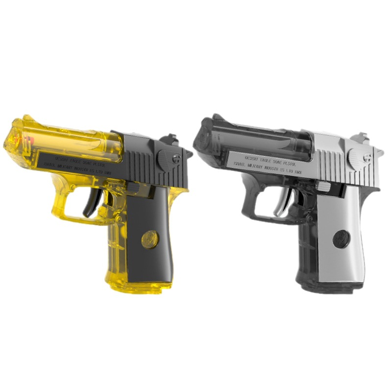 Desert Eagle Water Gun Juguete de juego de agua de verano Pistola de agua de disparo continuo manual Juguete de pistola de agua de playa al aire libre para niños image 6