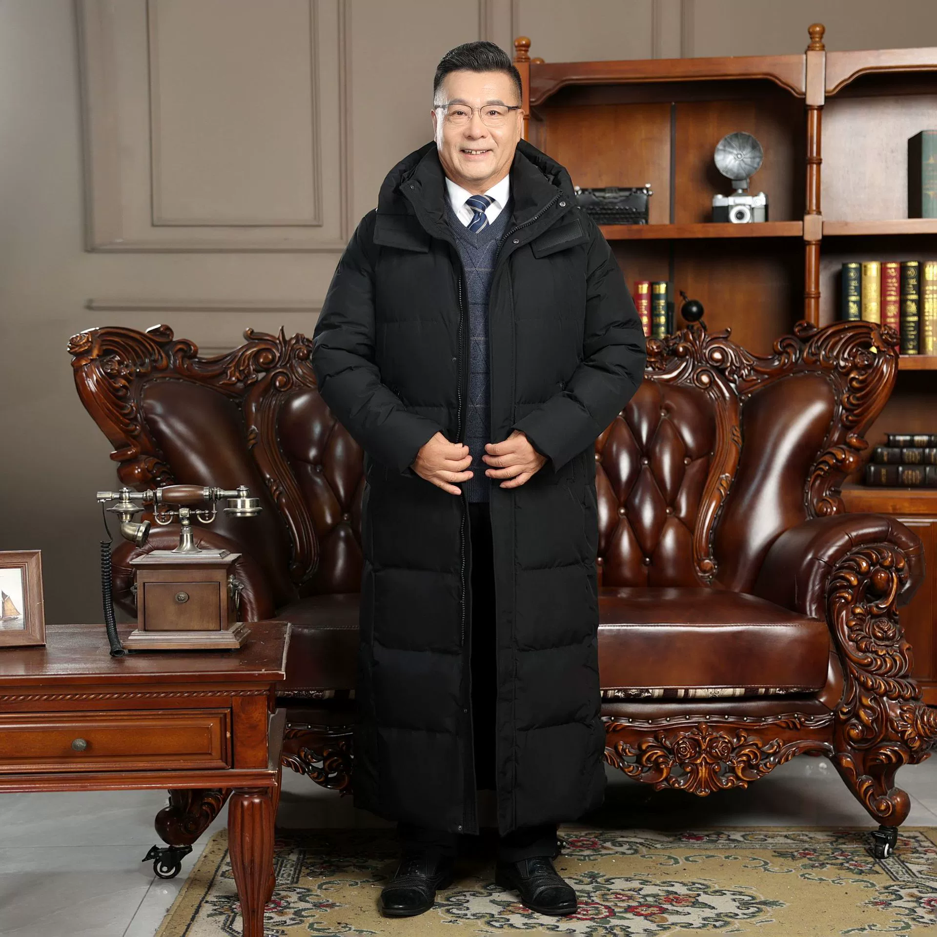 Повседневная трансграничная оптовая продажа супер длинный гусиный бархат утолщение осенью и зимой