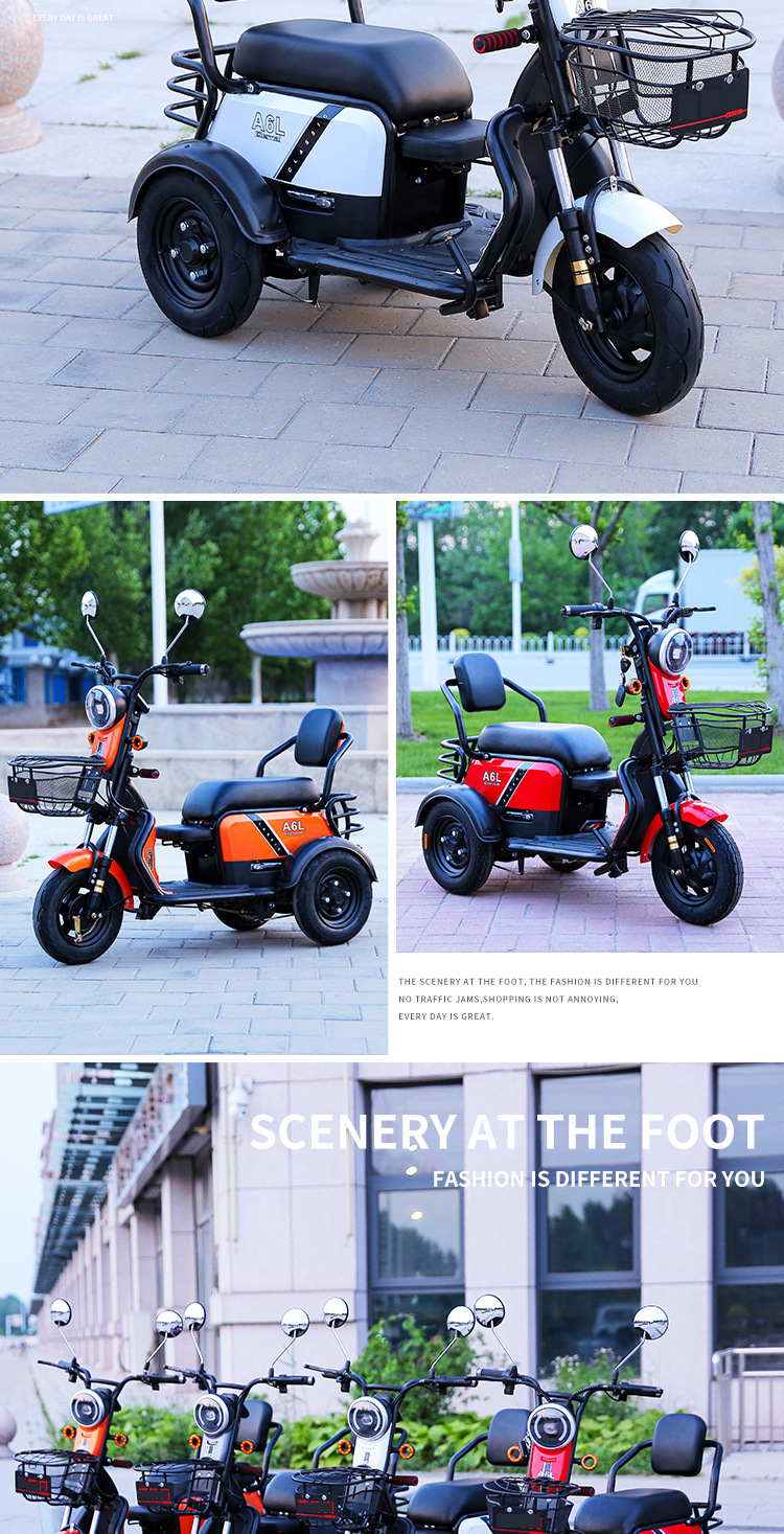 Electric Mobility Scooter Long Range 120km Customizable Battery