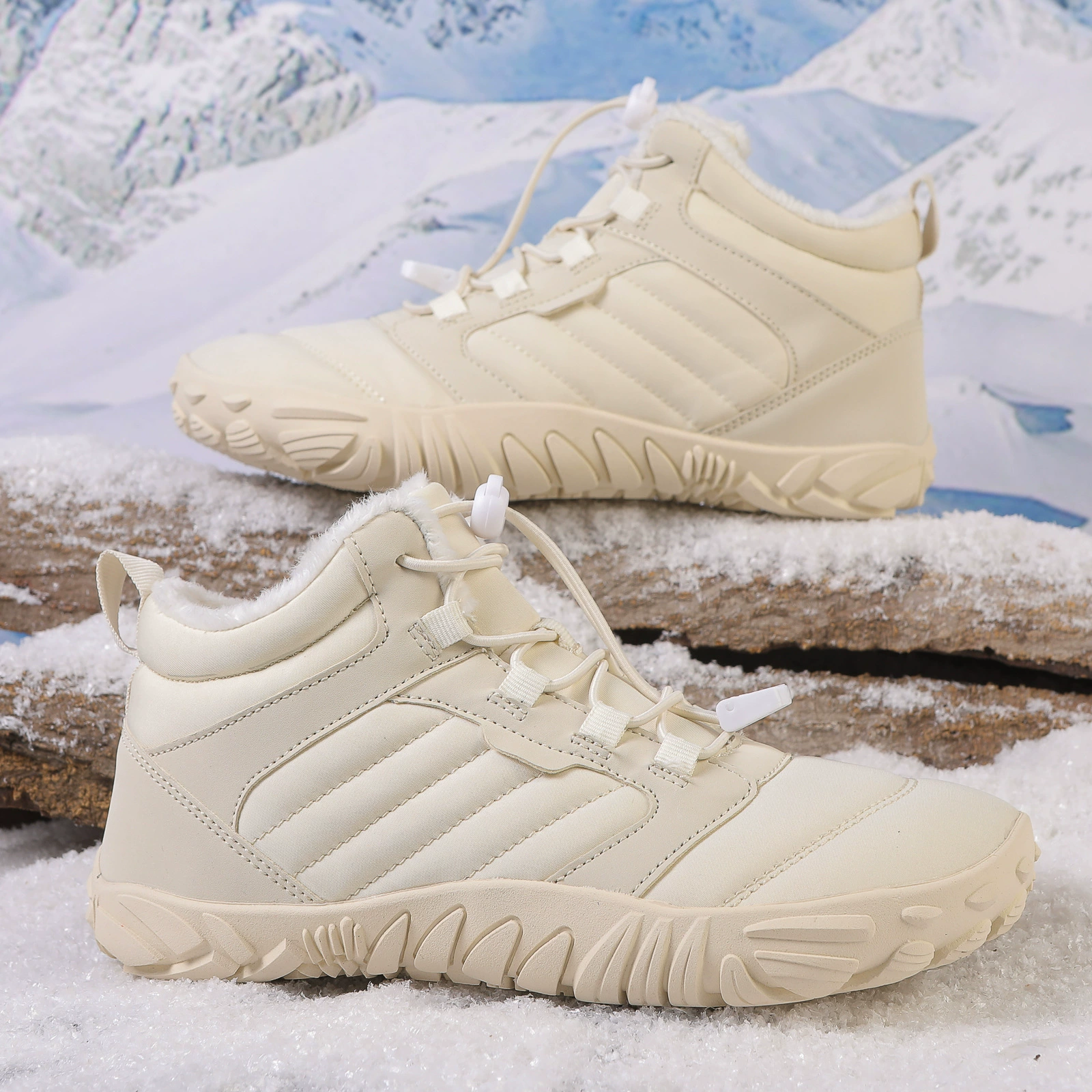 Winter boots for men and women for beloved, keep warm non-slip climbing shoes for hiking, plus size