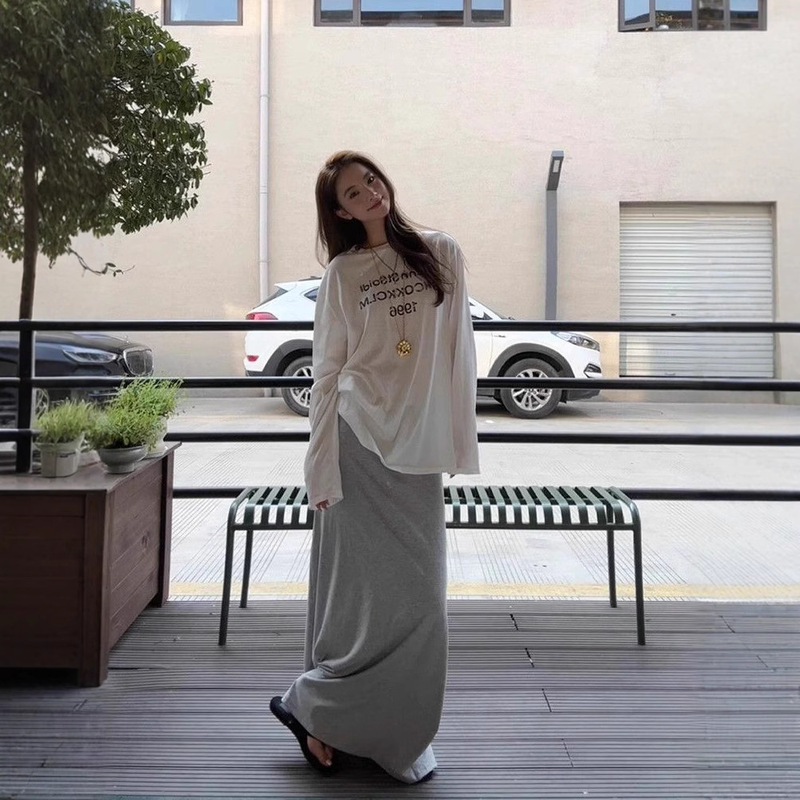 [in Stock from Our Own Factory] White Sun-Protective Long-Sleeve Blouse, Long-Sleeve Women's Summer New Style Loose and Versatile Top