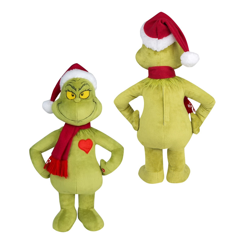 跨境新品 grinch 格林奇毛绒玩偶公仔|undefined