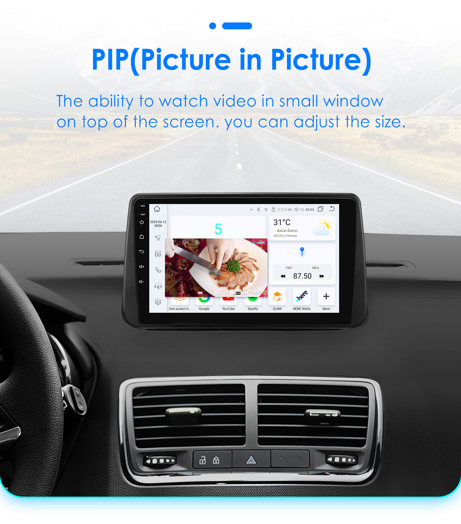 9inch Suitable for 09-14 Opel Meriva Android Smart Large-Screen Car Bluetooth Gps Navigation All-In-One Machine