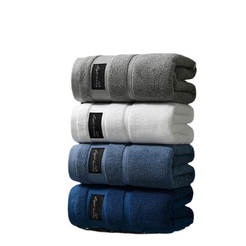 Pure cotton hotel towel type A combed cotton towel 120g soft absorbent can embroider logo company gift