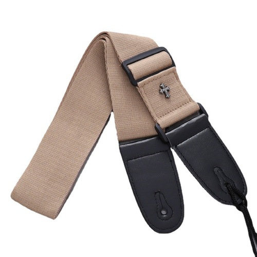 Folk classical acoustic guitar strap, cross-body shoulder strap, universal guitar strap to store picks, retro guitar strap