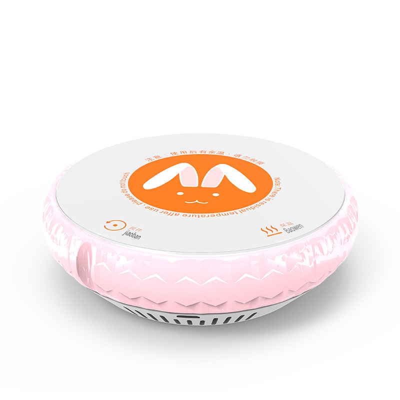 (2개) 새로운 이상한 선물 일정한 온도 절연 코스터 게으른 USB 로터리 믹서 지능형 자동 믹싱 코스터