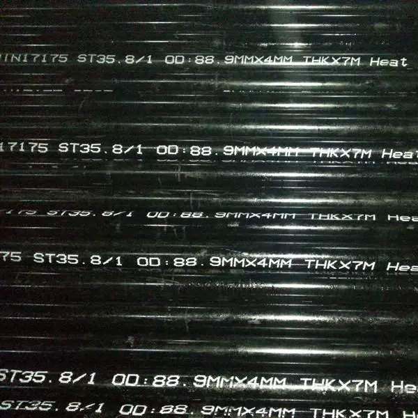 DIN 17175碳钢等级ST45.8锅炉管 ST45.8 Boiler Tubes无缝碳钢管