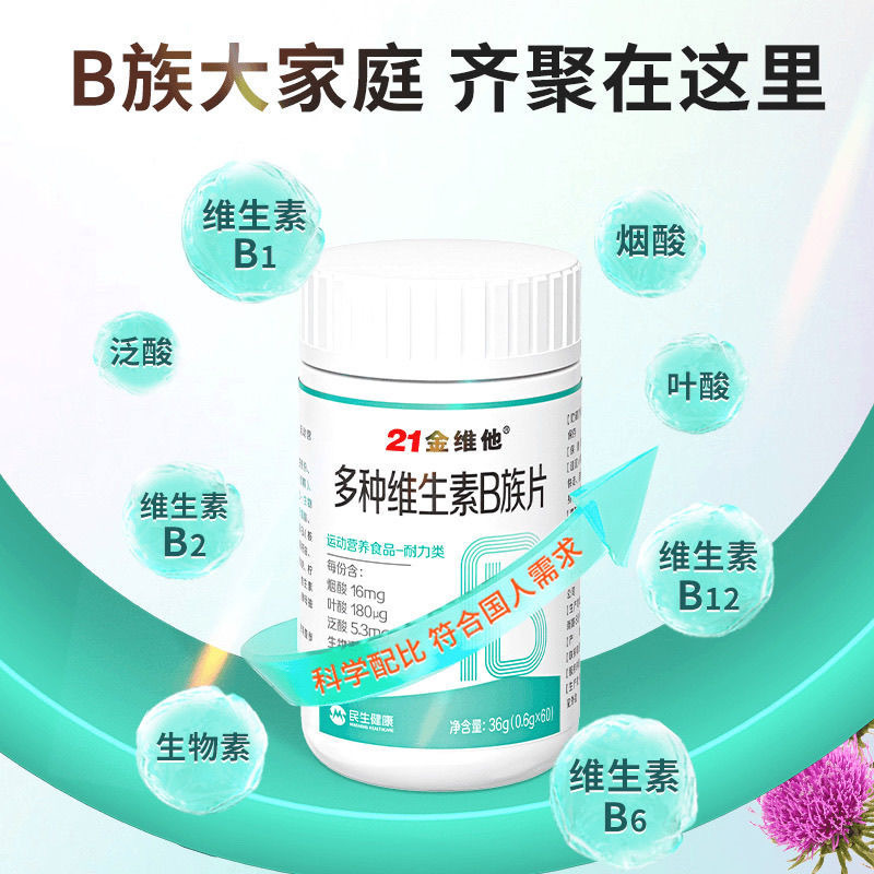 21金維他多種類ビタミンb族打錠キャンディー60粒/瓶8種類b族児童成人純正品|undefined