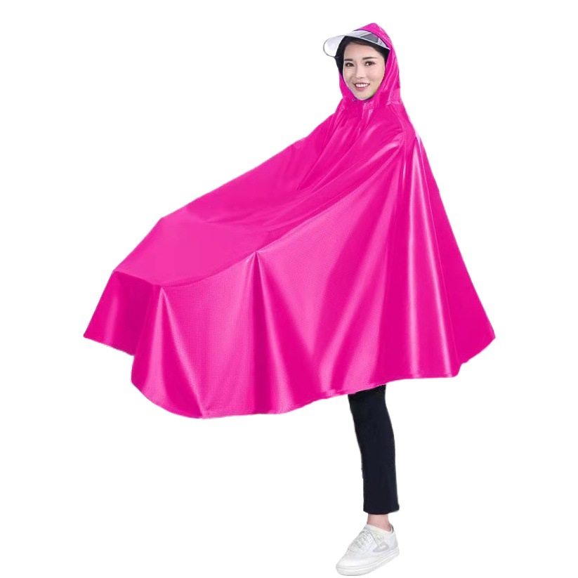 Impermeable para bicicleta, poncho individual para bicicleta eléctrica, unisex, grueso, para adultos y estudiantes, impermeable contra tormentas