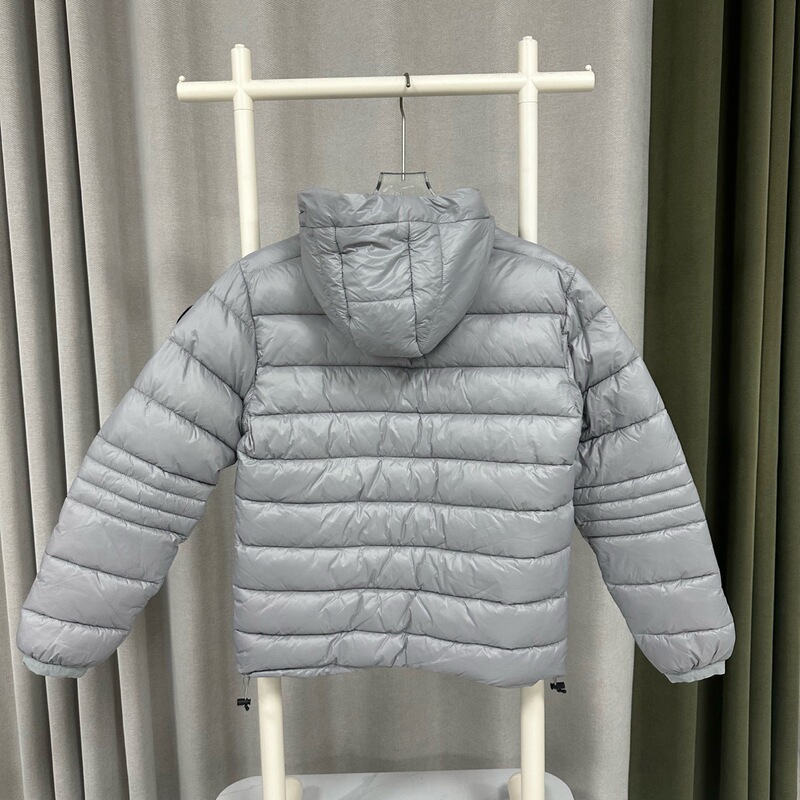 跨境外贸大鹅棉服男女同款保暖纯色连帽徽标棉服Cypress系列外套|undefined