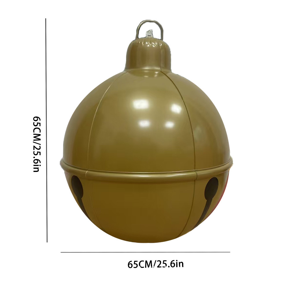Nuevo producto transfronterizo: Bola navideña inflable para decoración de fiestas, decoración de patios, bastón, diversión al aire libre, ambiente festivo, adorno.
