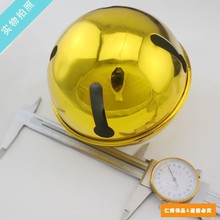 厂家直销 120mm真空电镀三星铃 电镀颜色均匀 响声清脆圣诞装饰品