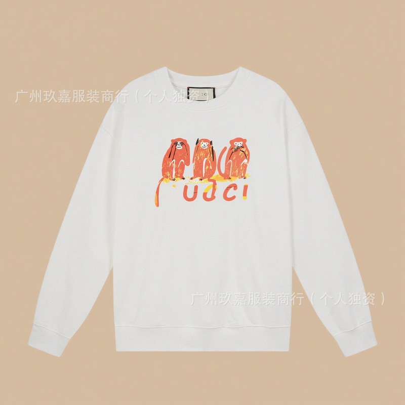 跨境.正确版.G家秋冬系列高克重长袖卫衣高版本.25新款（高品）|undefined