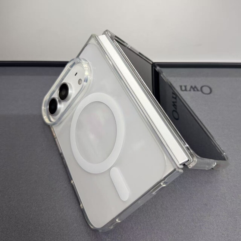 Foldable iPhone 18 Duo phone case, detachable transparent magnetic case, high-transparency design for the Apple 18 Duo foldable screen Foldable iPhone 18 Duo phone case, detachable transparent magnetic case, high-transparency design for the Apple 18 Duo foldable screen