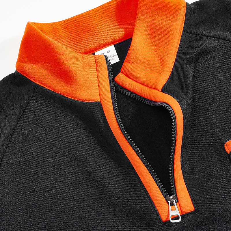 Men's Half Zip Sweatshirt With Stand Collar For Autumn And Winter_voghion.com
