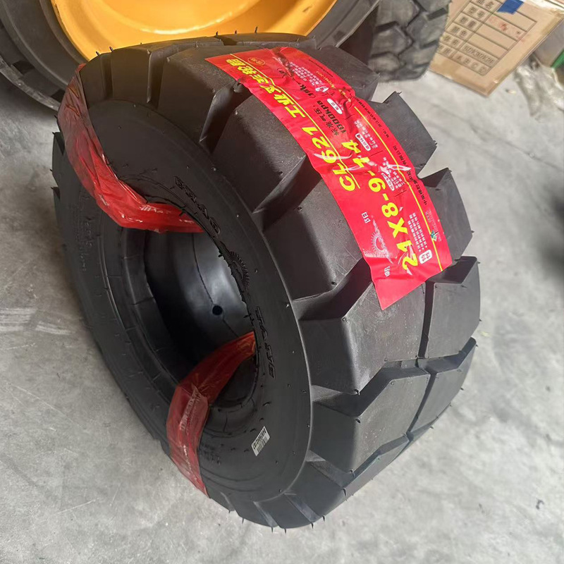 Chaoyang carretilla elevadora neumático sólido Hang Fork 3 / 3.5 toneladas rueda delantera 28x9 - 15 rueda trasera 650 - 10 neumáticos neumáticos
