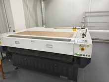 替客处理一台9新二手大族粤铭1610单头150瓦自动送料激光切割机
