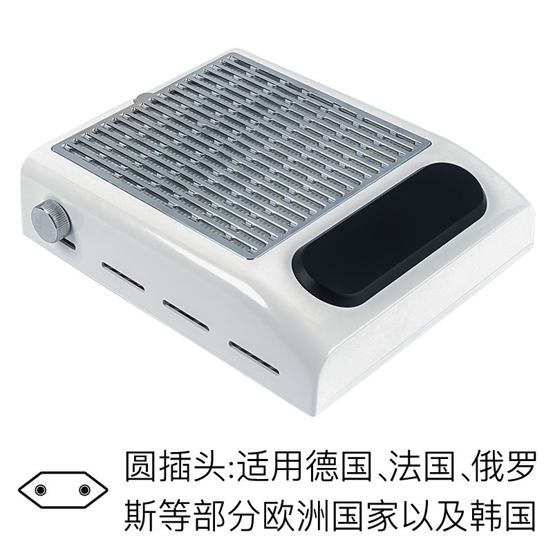 Aspirador de uñas transfronterizo 100W colector de polvo de uñas de alta potencia velocidad ajustable con filtro máquina de polvo de uñas