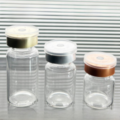 廠家凍乾粉化妝品玻璃西林瓶5ml10ml30ml3ml白茶色精華分裝卡口式