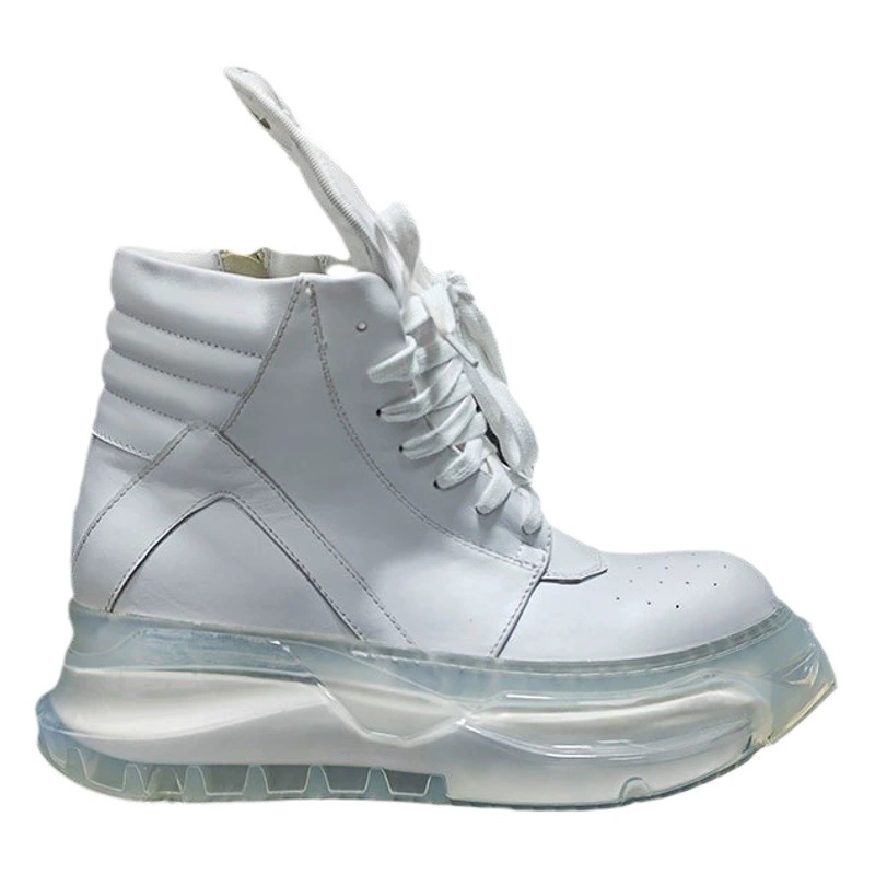 Европейские весенние ботинки Martin Station, мужские Модные мотоциклетные ботинки с высоким берцем из натуральной воловьей кожи, персонализированные ботинки на толстой подошве, мужская обувь