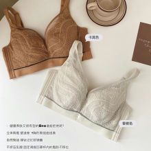 大码内衣女薄款大胸显小无钢圈胸罩聚拢收副乳防下垂上托超薄文胸