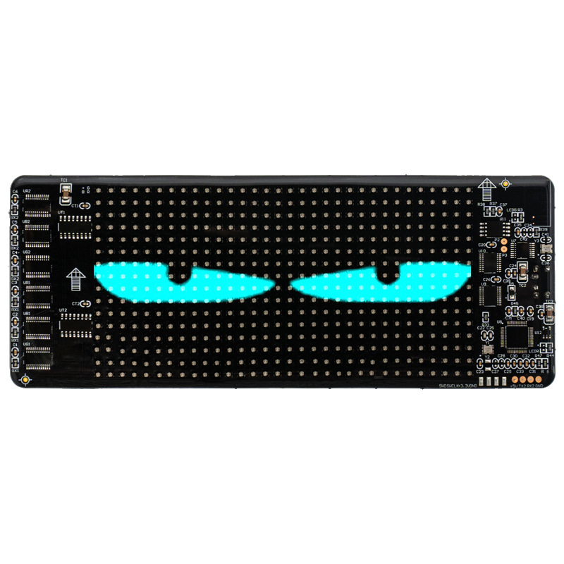 LED フレキシブル ディスプレイ APP Bluetooth 車広告スクリーン フルカラー スマート カー ステッカー ソフト スクリーン カー スクリーン|undefined