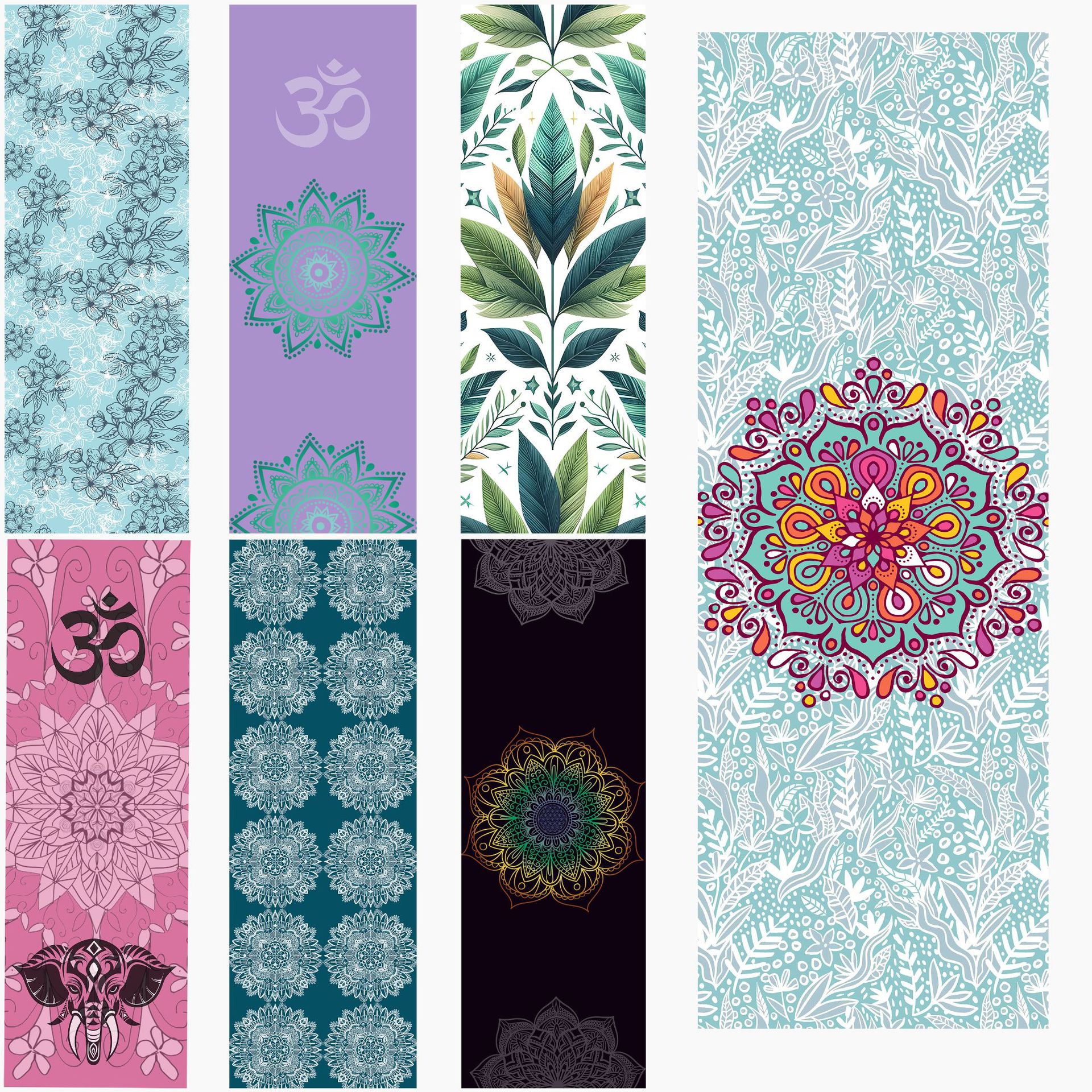 Cross-Border Dirt-Absorbing Sweat-Absorbent Yoga Towel Microfiber Corner-Printed Sports Fitness Machine Washable Portable Quick-Drying Hygienic