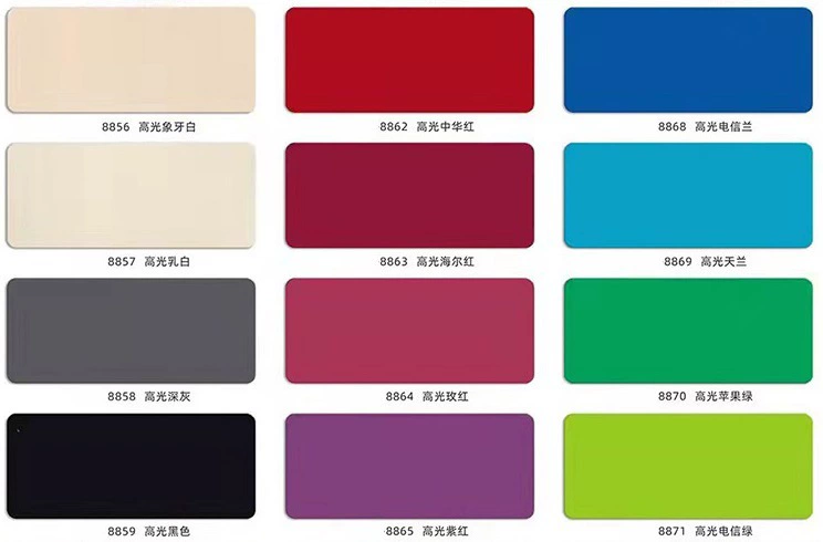 Colorful aluminum-plastic board manufacturer advertising sign decorative board exterior wall panel solid color aluminum-plastic board