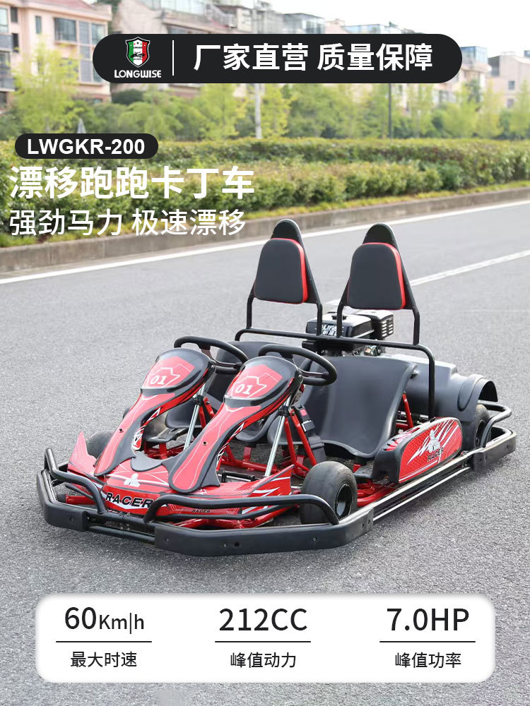 2025 a la deriva para colisión de campo de coche equipo de atracción individual dobles al aire libre gran caballo correr carreras de kart