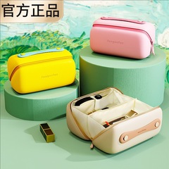 カプセル型化粧ポーチ 高級感 カスタムロゴ コスメ収納バッグ 旅行用 大容量 可愛い 汚れにくい 口紅入れ