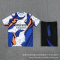 2526 real madrid white and blue inkjet training suit
