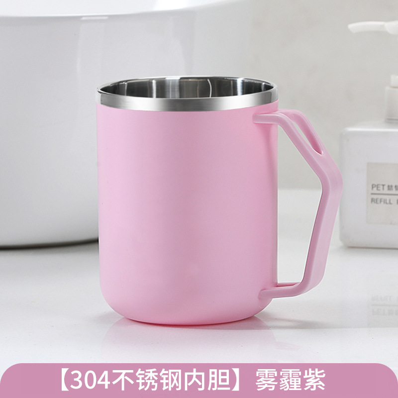 Taza de acero inoxidable 304 taza de cepillo de dientes taza de lavado dormitorio hogar estudiantes taza de cepillo de dientes para niños pareja taza de cepillo de dientes